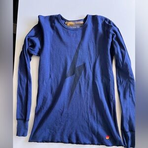 Aviator Nation Thermal Bolt Tee Unisex M